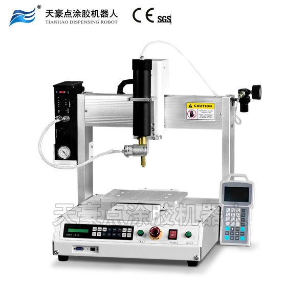 旋轉閥式硅膠點涂膠機器人